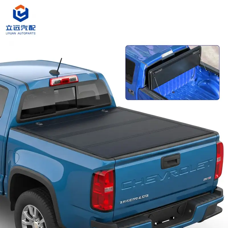 Harte, vierfach gefaltete Laderaumabdeckung mit niedrigem Profil für Chevrolet