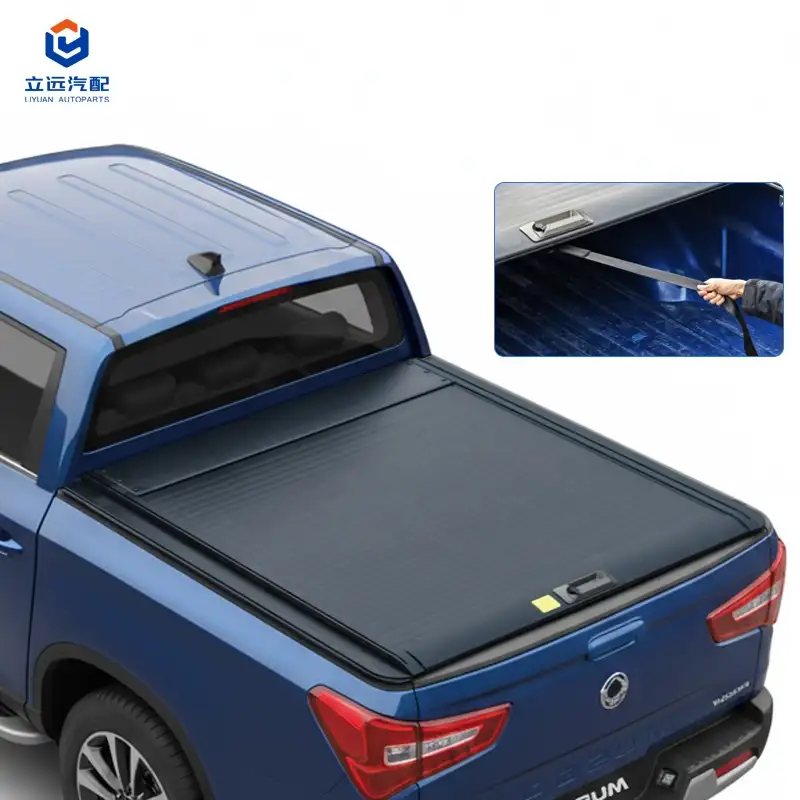 Manuell versenkbare Tonneau-Abdeckung aus Hartaluminium für Ssangyong